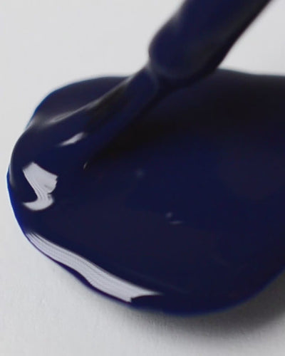 Classic navy blue nail polish drop by sienna