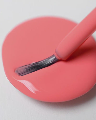 Pink peach nail polish drop by sienna