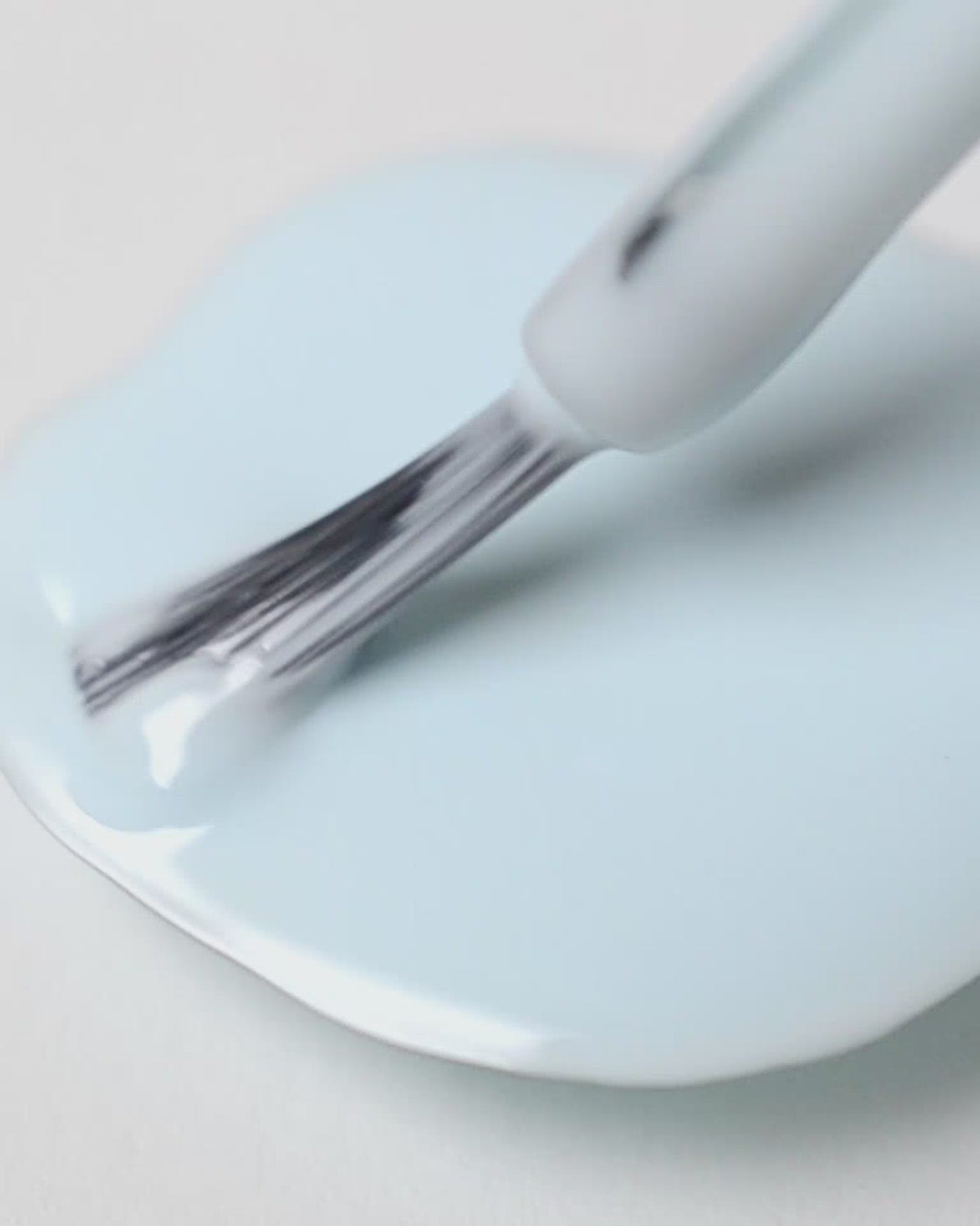 Pastel blue nail polish drop by sienna