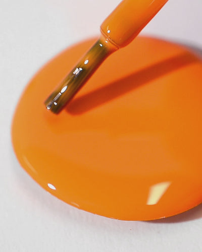 bright orange nail polish drop by sienna byron bay