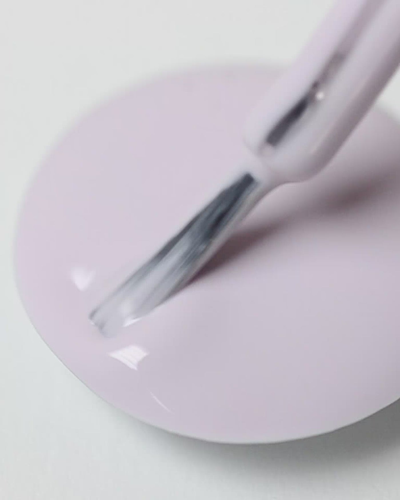 Light lilac pastel nail polish drop by sienna
