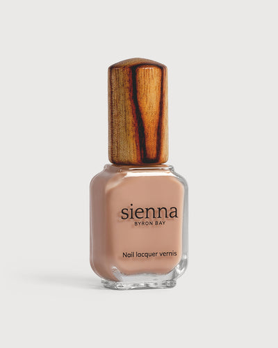 nude sheer nail polish glass bottle