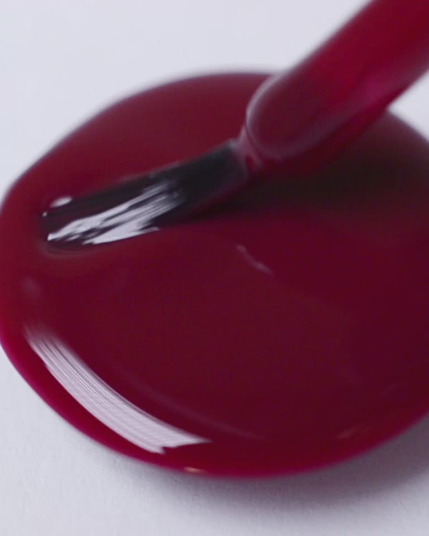 Plum red nail polish drop by sienna