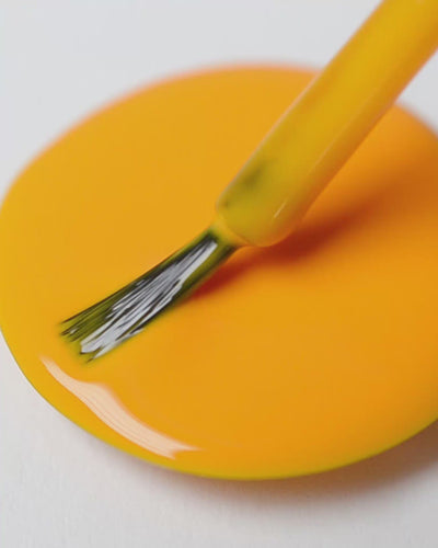 Sunflower yellow nail polish drop by sienna